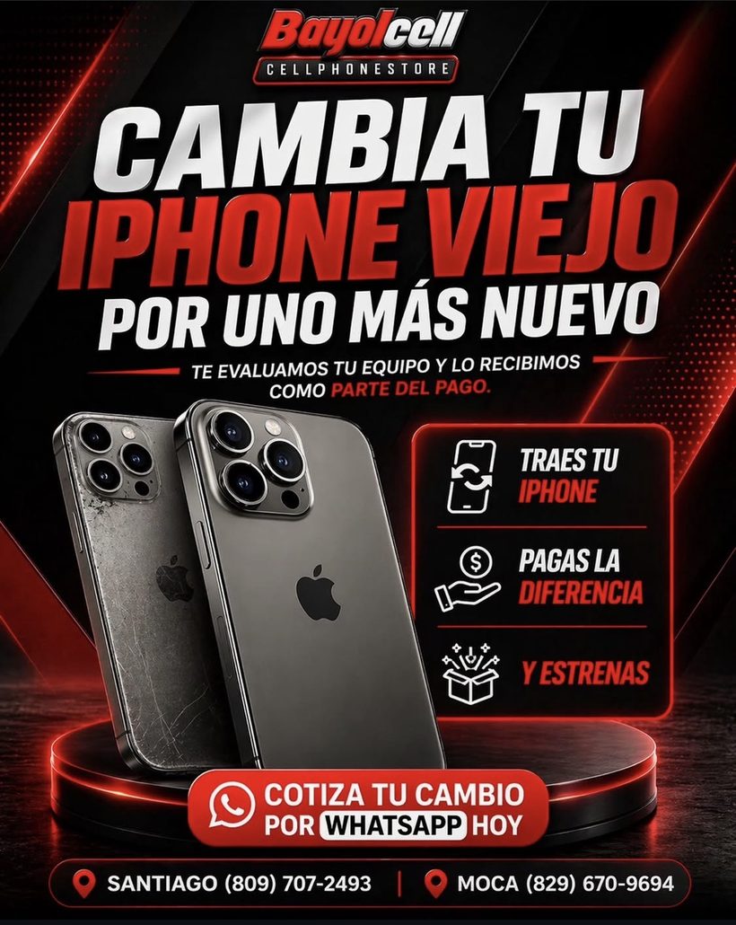 Cambia tu iPhone viejo por uno más nuevo
