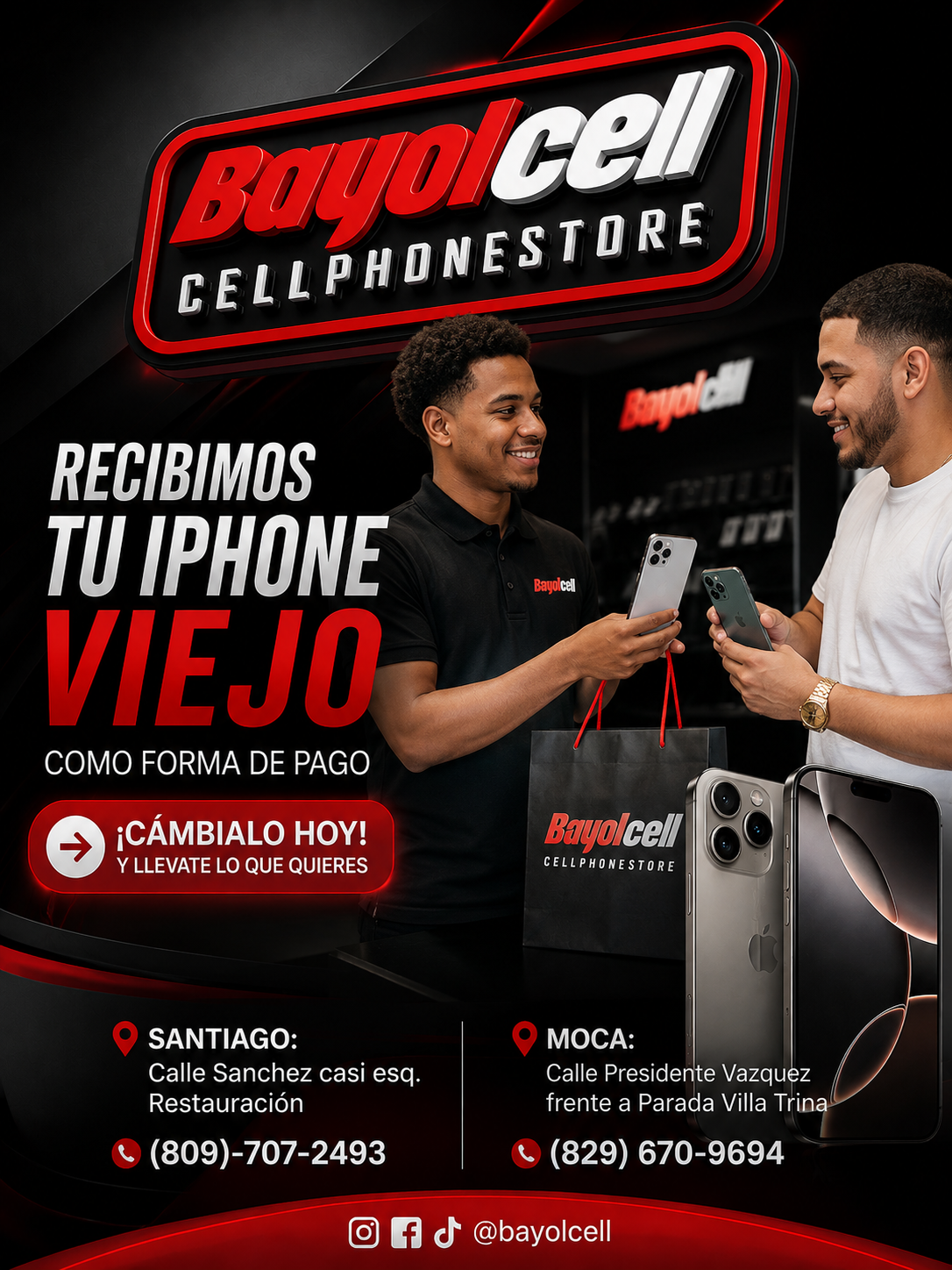 Recibimos tu iPhone viejo como parte de pago - Plan Canje Bayolcell